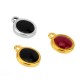 Zamak Charm Round w/ Enamel 10mm