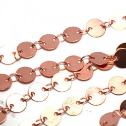 Brass Link Chain Round 6mm