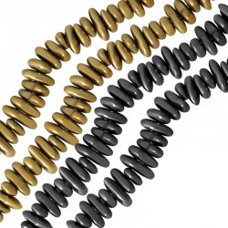 Αιματίτης Χάντρα Τσιπς 3-8.5mm/2.4mm (Ø1.4mm) (~172τμχ)