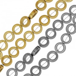 Αιματίτης Στρογγυλό Περαστό 8mm (Ø1.1mm) (~51τμχ)