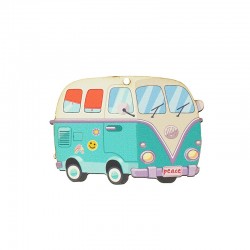 Wooden Pendant Mini Van 78x55mm