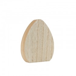 Wooden Deco Egg 110x90mm