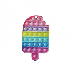 Wooden Pendant Ice Cream Pop It 45x75mm