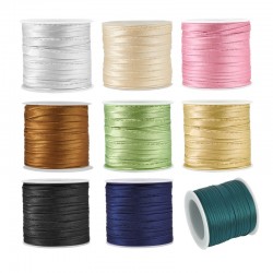 Satin Cord Flat  (~5mm) (~10mtrs)