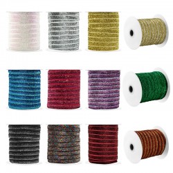 Ribbon w/ Glitter 10mm (~50yards)