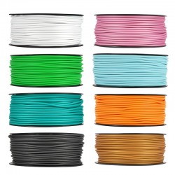Καουτσούκ Κορδόνι Στρογγυλό με Τρύπα 3mm (Ø1.5mm)