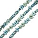 Perle Passant Fleur 4mm en Hématite (~40cm)
