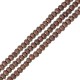 Perlina di Ematite Sfaccettata 3x2mm (~200pz/filo)