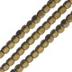 Hematite Bead Cube Faceted 3mm (Ø1mm) (200pcs) (40cm)