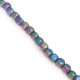 Hematite Bead Cube Faceted 3mm (Ø1mm) (200pcs) (40cm)