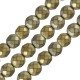 Hematite Bead Round Faceted 8mm (Ø1.3mm) (50pcs) (40cm)