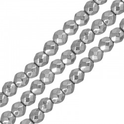 Hematite Bead Faceted 3mm (Ø0.8mm) (~120pcs)