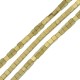 Αιματίτης Χάντρα Κύβος 2mm Ø0.8mm (185τμχ) (40cm)