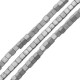 Αιματίτης Χάντρα Κύβος 2mm Ø0.8mm (185τμχ) (40cm)
