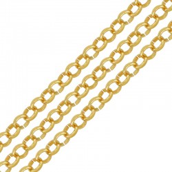 Brass Chain Round w/ 
Palladium ~6.8mm