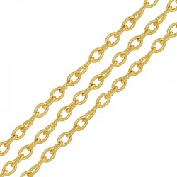 Brass Chain w/ 
Palladium ~2.8x4mm/0.7mm
