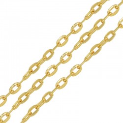 Brass Chain w/ 
Palladium  ~5x3.1mm/0.6mm