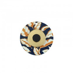 Plexi Acrylic Pendant Round w/ Evil Eye 40mm