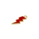 Enameled Zamak Pendant Lightning 19x8mm