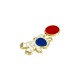 Pendentif en Zamak Émaillé avec Astronaute 14 x 30 mm