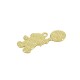 Enameled Zamak Pendant Astronaut 14x30mm