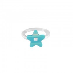Plexi Acrylic Ring w/ Star 22mm/18mm