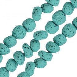Lava Irregular Bead Veraman 5x8mm Ø~0.8mm (~49pcs)