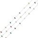 Chaîne en Acier Inoxydable 304 avec Entretoises en Perles de Rocaille 4 mm (~20 m)
