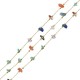 Chaîne en Acier Inoxydable 304 avec Perles Irrégulières 3-5 mm (~20 m)