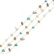 Catena in Acciaio Inossidabile 304 con Perline Irregolari 4-8 mm