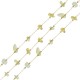 Stainless Steel 304 Chain with Yellow Beads 4-8mm (~20mtr)