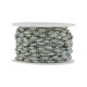 Catena in Acciaio Inossidabile 304 con Tubi di Vetro Grigio 4,3-7 mm (20 m)