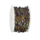 Cadena de Acero Inoxidable 304 con Tubo de Vidrio Morado de 4,3-7 mm (20 m)