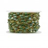 18K Gold/ Green