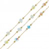 Or 18 carats/ Transparent