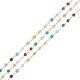 Stainless Steel 304 Chain with Glass Beads 2mm (20mtr)