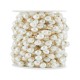 Cadena de Acero Inoxidable 304 con Perlas Ovaladas de 7,3 x 10 mm (20 m)