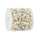 Chaîne en Acier Inoxydable 304 avec Perles Irrégulières 8 x 6 mm (20 m)