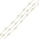 Cadena de Acero Inoxidable 304 con Perlas Irregulares de 8 x 6 mm (20 m)