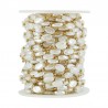 18K Gold/ White