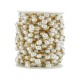 Stainless Steel 304 Chain with Oval Pearls 6x8mm (20mtr)