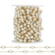 Catena in Acciaio Inossidabile 304 con Perle 6x5 mm (20 m)