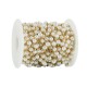 Catena in Acciaio Inossidabile 304 con Perle 6x5 mm (20 m)