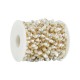 Stainless Steel 304 Chain with Pearls 8x6mm (20mtr)