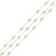 Catena in Acciaio Inossidabile 304 con Perle 8x6 mm (20 m)