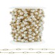 Stainless Steel 304 Chain with Oval Pearls 4x6mm (20mtr)