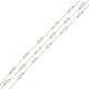 Stainless Steel 304 Chain with Oval Pearls 4x6mm (20mtr)