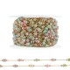 Stainless Steel 304 Chain with Shell Beads Spacers 4mm (20mtr)