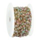 Stainless Steel 304 Chain with Shell Beads Spacers 4mm (20mtr)