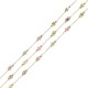 Stainless Steel 304 Chain with Shell Beads Spacers 4mm (20mtr)